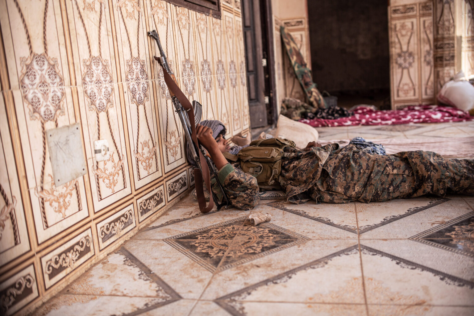 Eghalas Ag Aghali, 22, from Kidal and a fighter with the Front for the Liberation of Azawad (FLA), takes a moment to rest. “If I want to live free, I must free myself from Malian rule,” he says.

© Samir Maouche